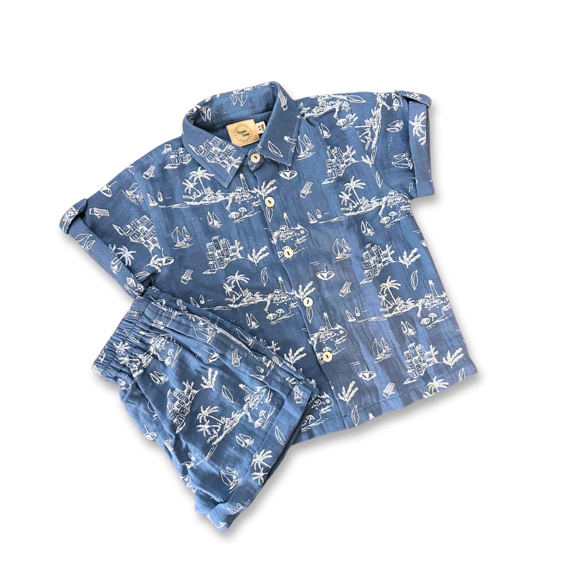 Summer Wanderers Blue Set Boys