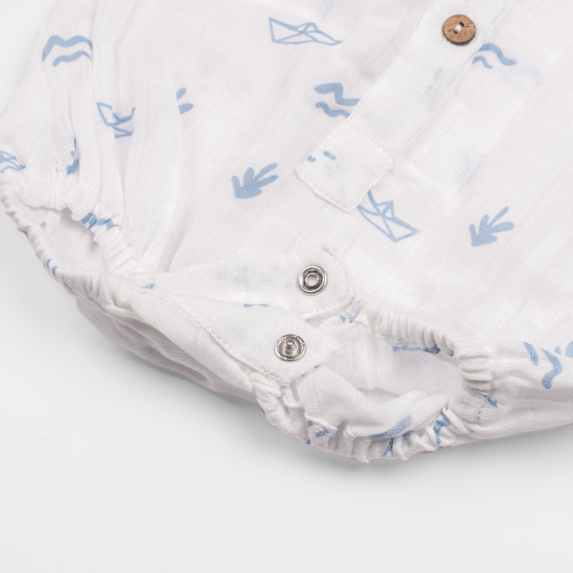 Organic Muslin Baby Romper - Pack of 3 – Boat