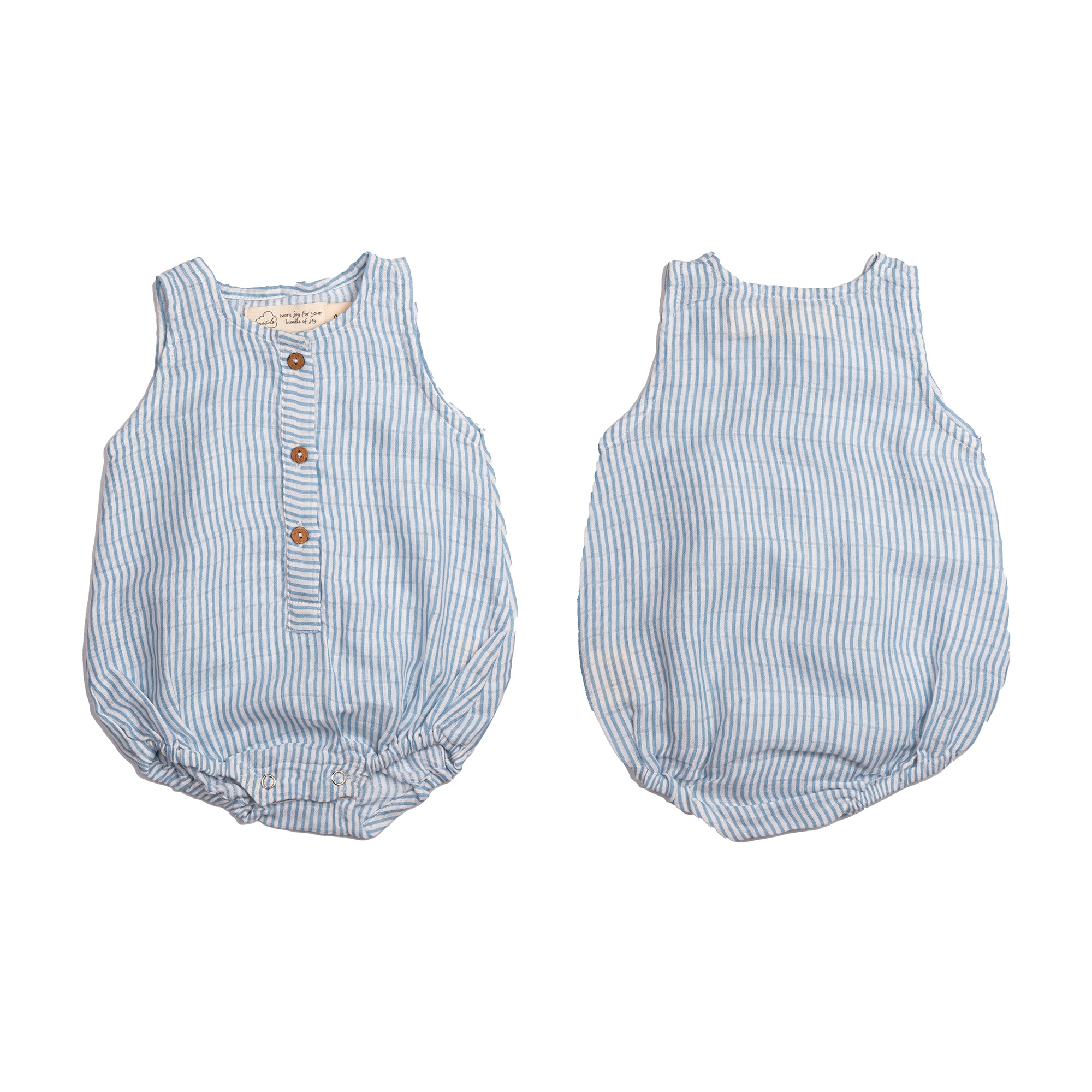 Organic Muslin Baby Romper - Pack of 3 – Boat