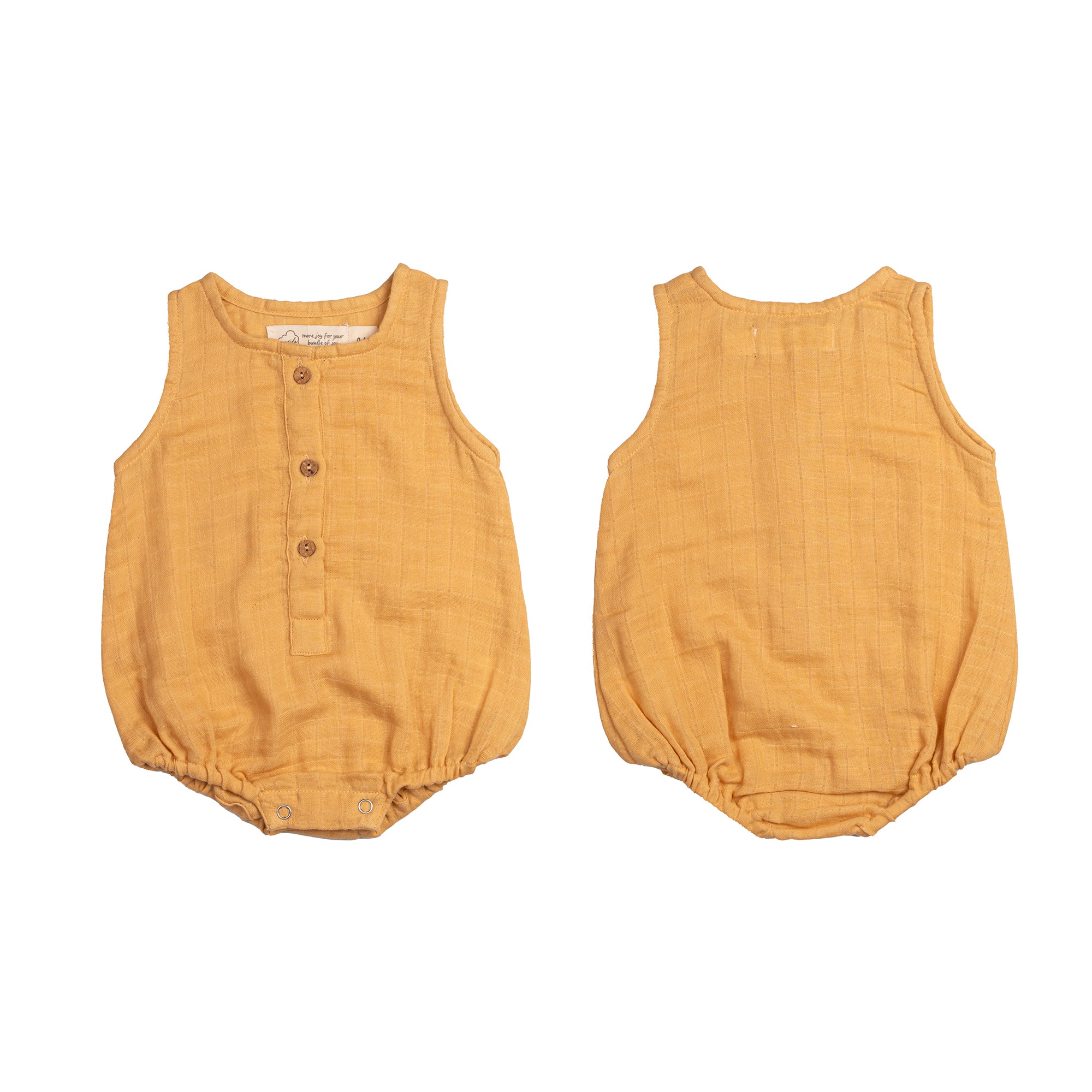 Organic Muslin Baby Romper - Pack of 3 – Pineapple
