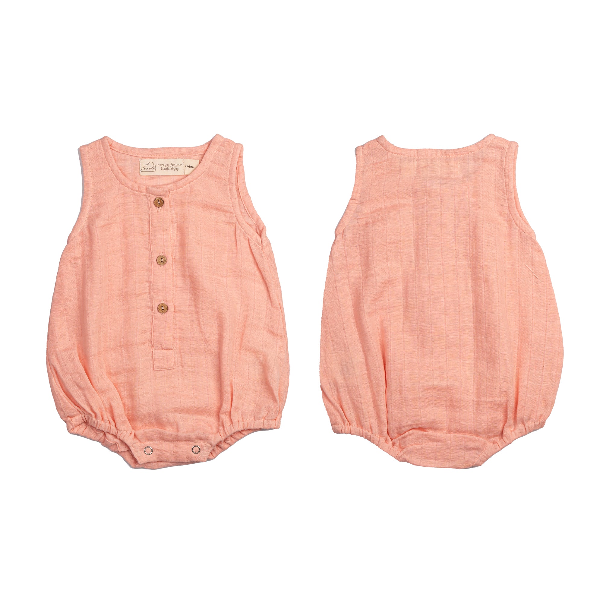 Organic Muslin Baby Romper - Pack of 3 – Rainbow