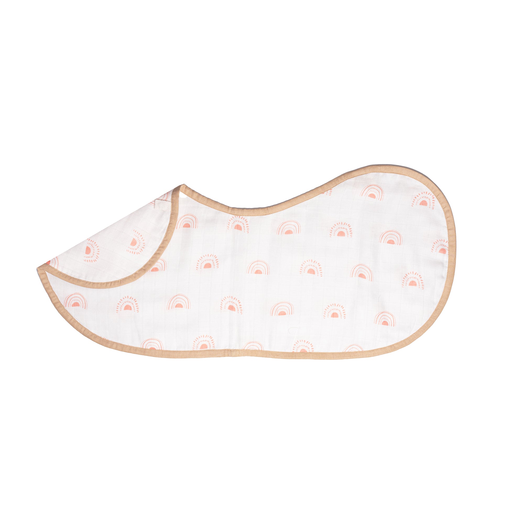 Organic Muslin Burp Cloth & Bib - Pack of 2 – Rainbow