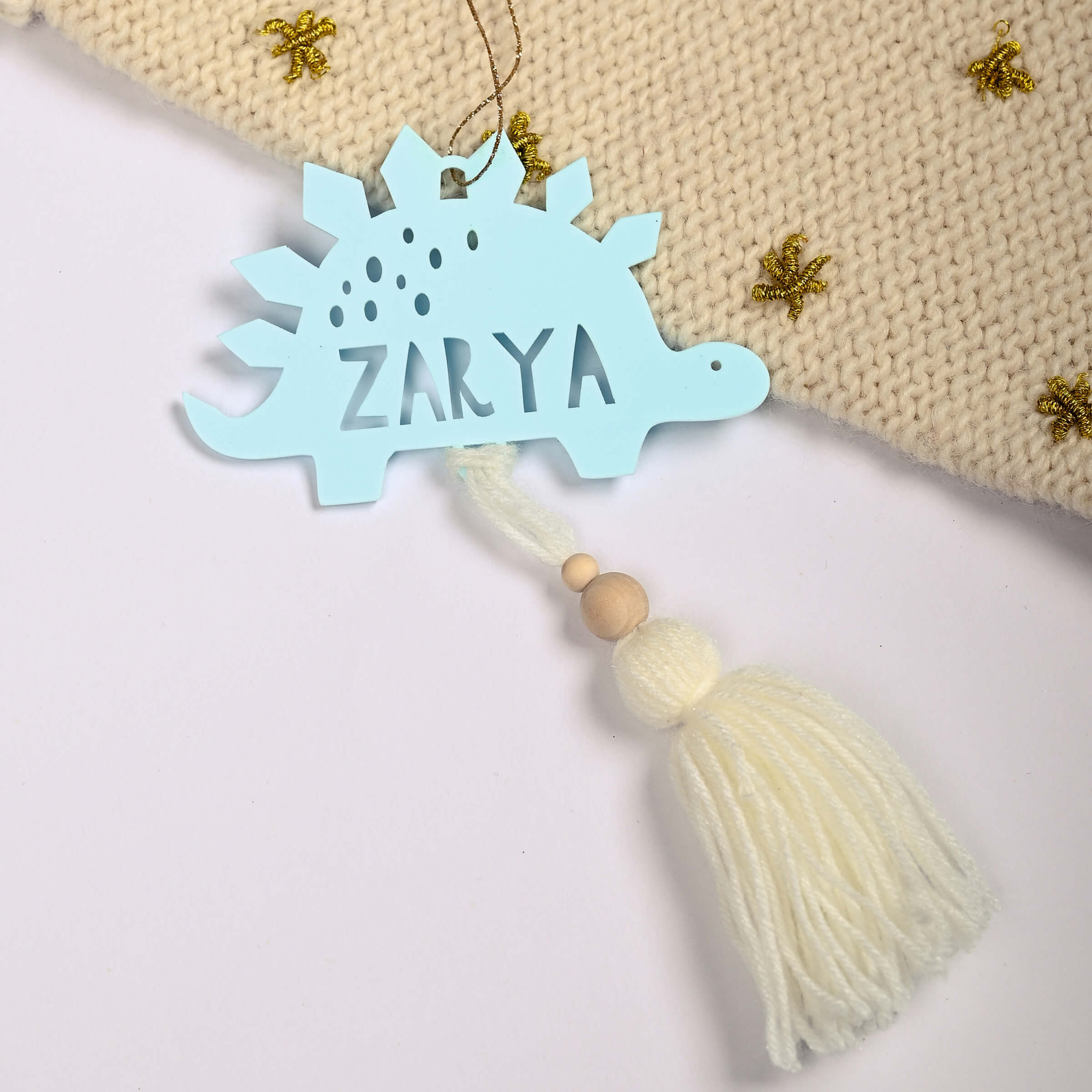 Tassel Ornament - Dinosaur