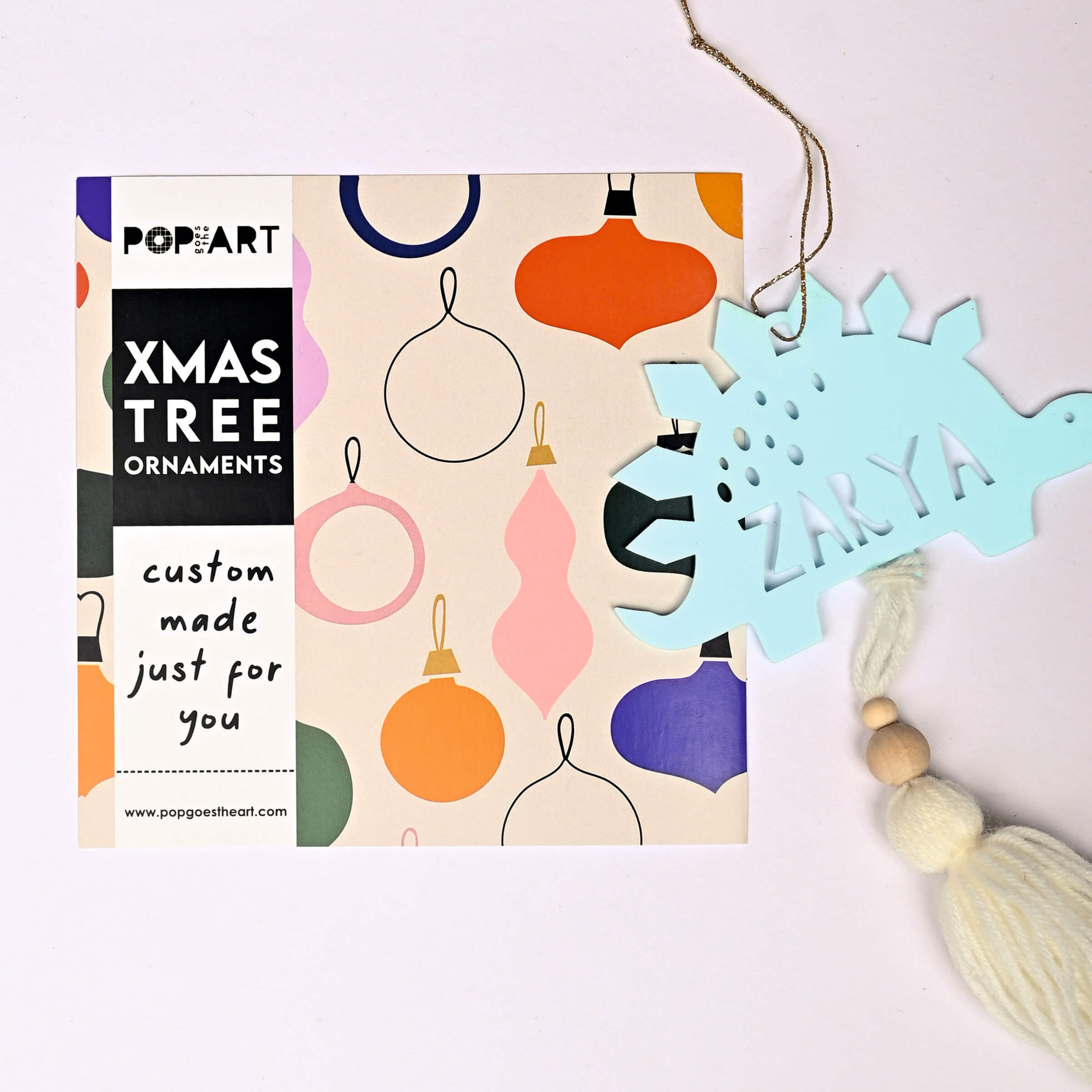 Tassel Ornament - Dinosaur