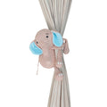 Animal - Elephant Blue Curtain Tie / Crochet Toy (Design 2)