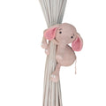 Animal - Elephant Peach curtain Tie / Crochet Toy (Design 2)