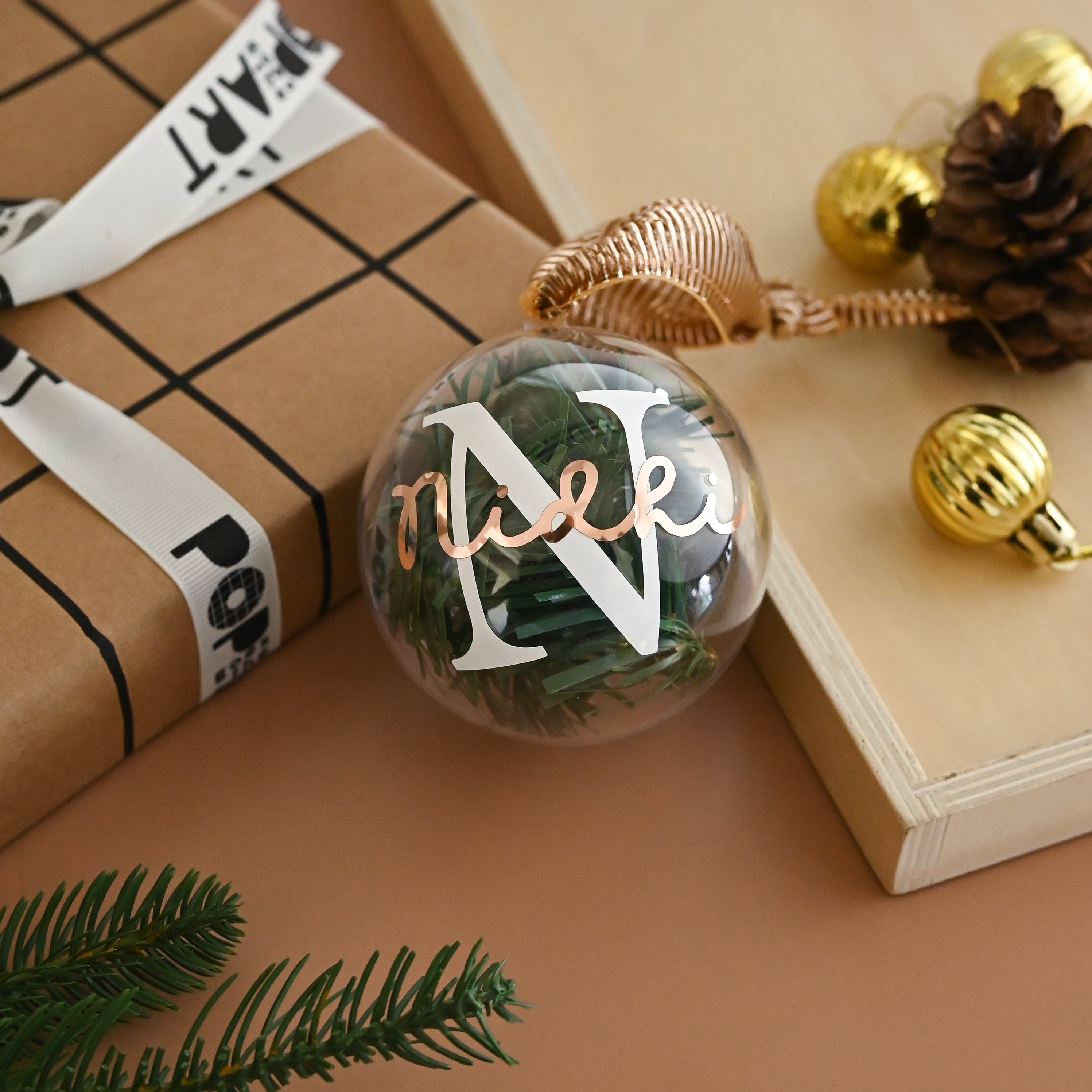 Globe Ornament - Evergreens