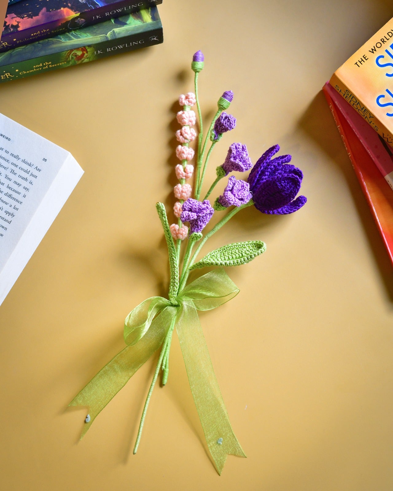 Purple Tulip Crochet Bouquet - Thoughtful Mother’s Day Gift
