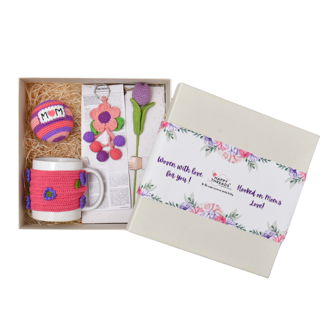 Personalized Mother's Day Box Hamper- Purple