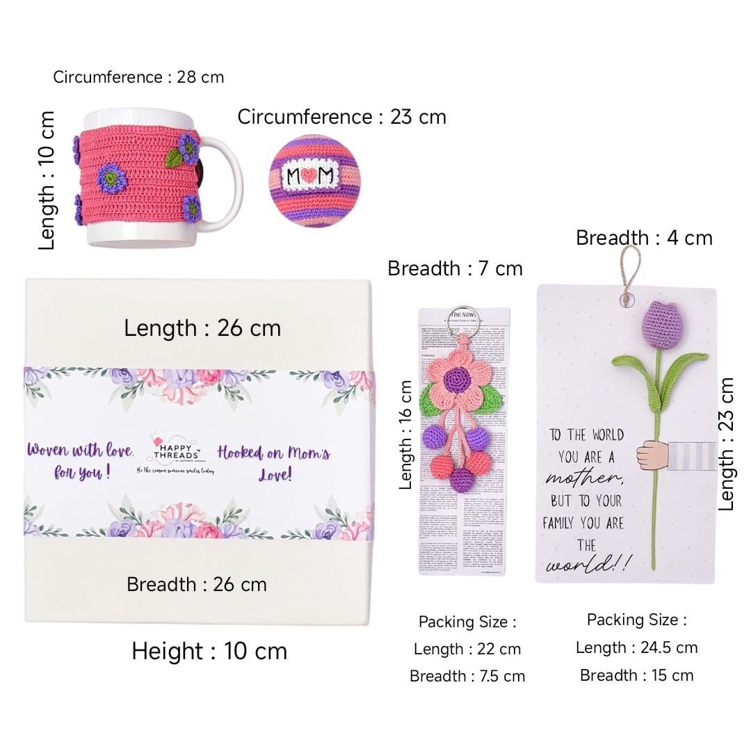 Personalized Mother's Day Box Hamper- Purple