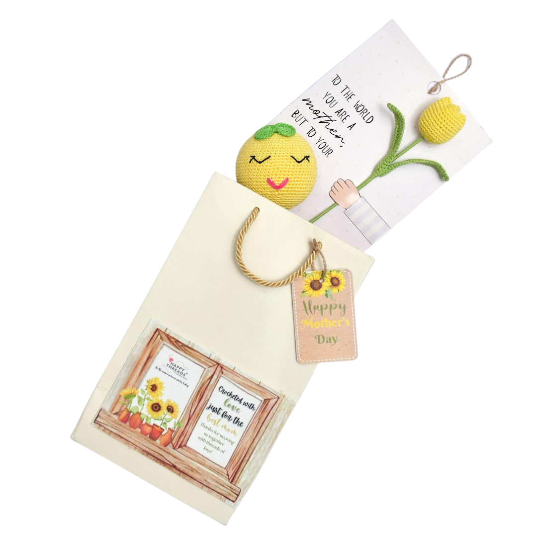 Ray of Love – Crochet Mother's Day Gift Bag