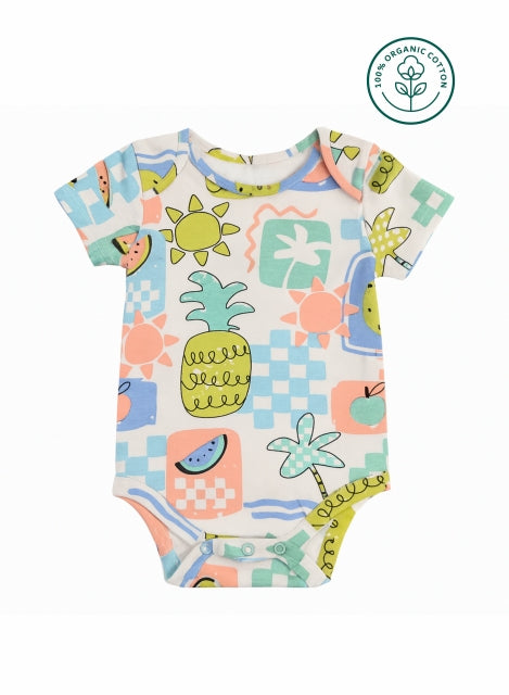 Popsicles 2 pack organic cotton bodysuits