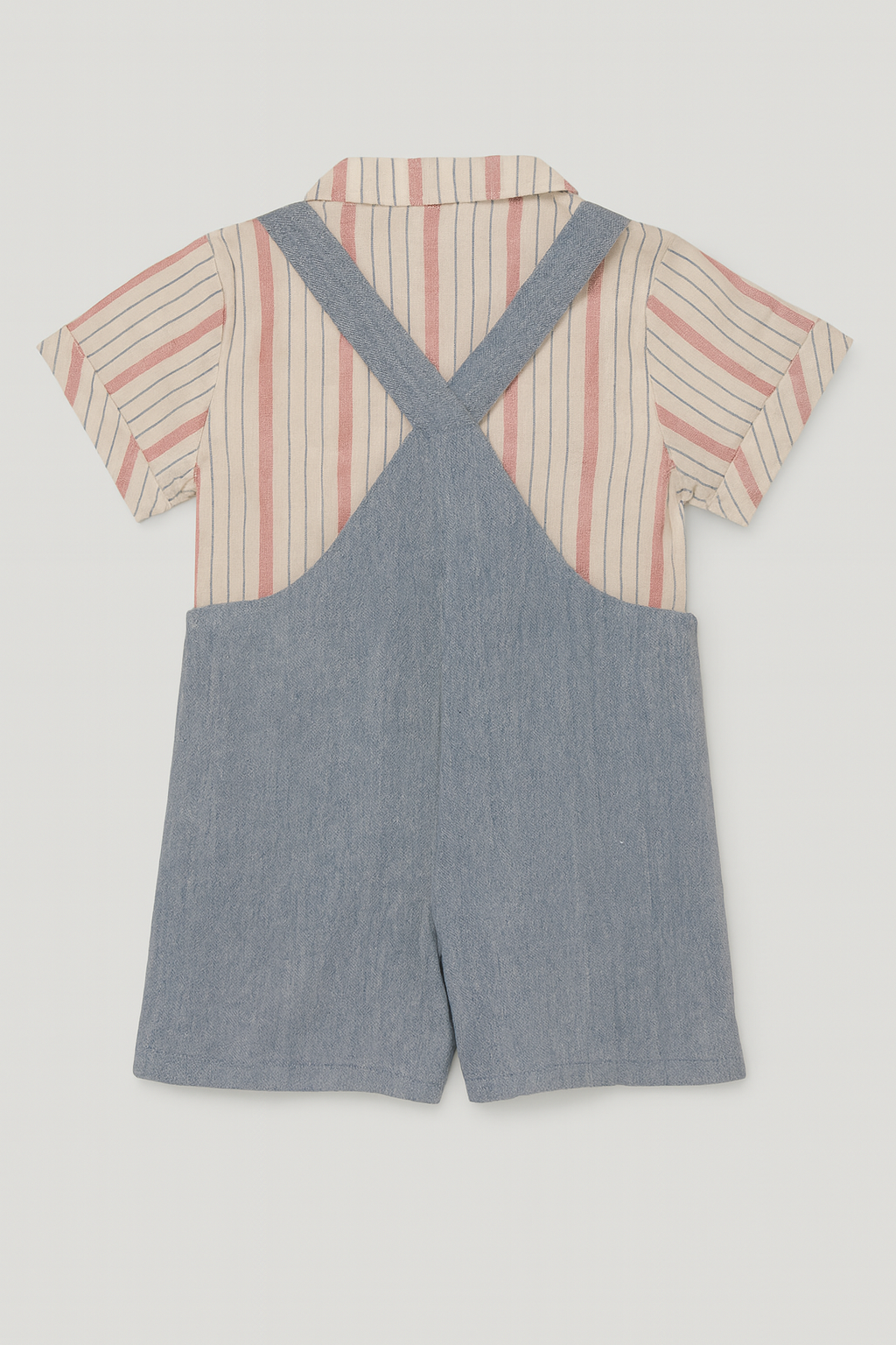 Shirt & Short Dungaree Set