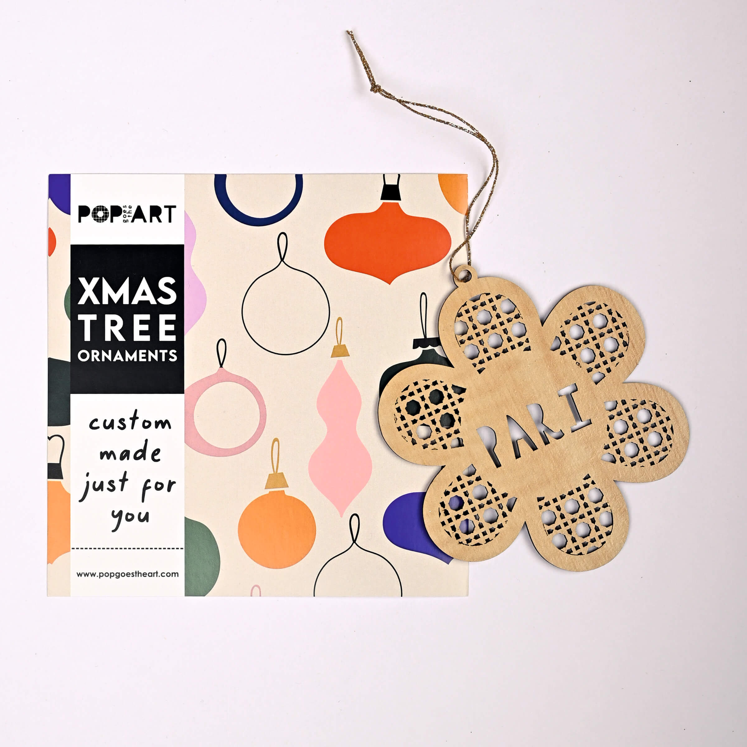 Rattan Ornament - Flower