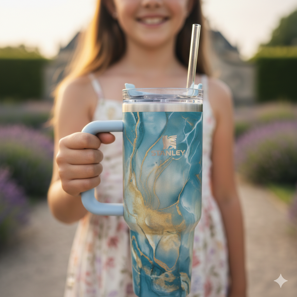 Stanley Swirl x Quencher H2.0 | 1.18L – Ocean Veil Luxe