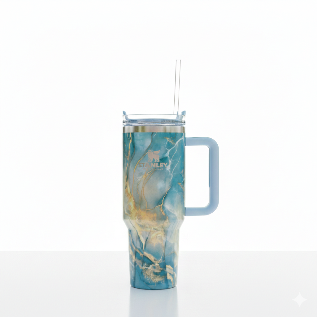 Stanley Swirl x Quencher H2.0 | 1.18L – Ocean Veil Luxe