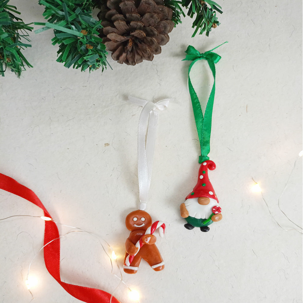 Gnome & Gingerbread - Christmas Ornaments