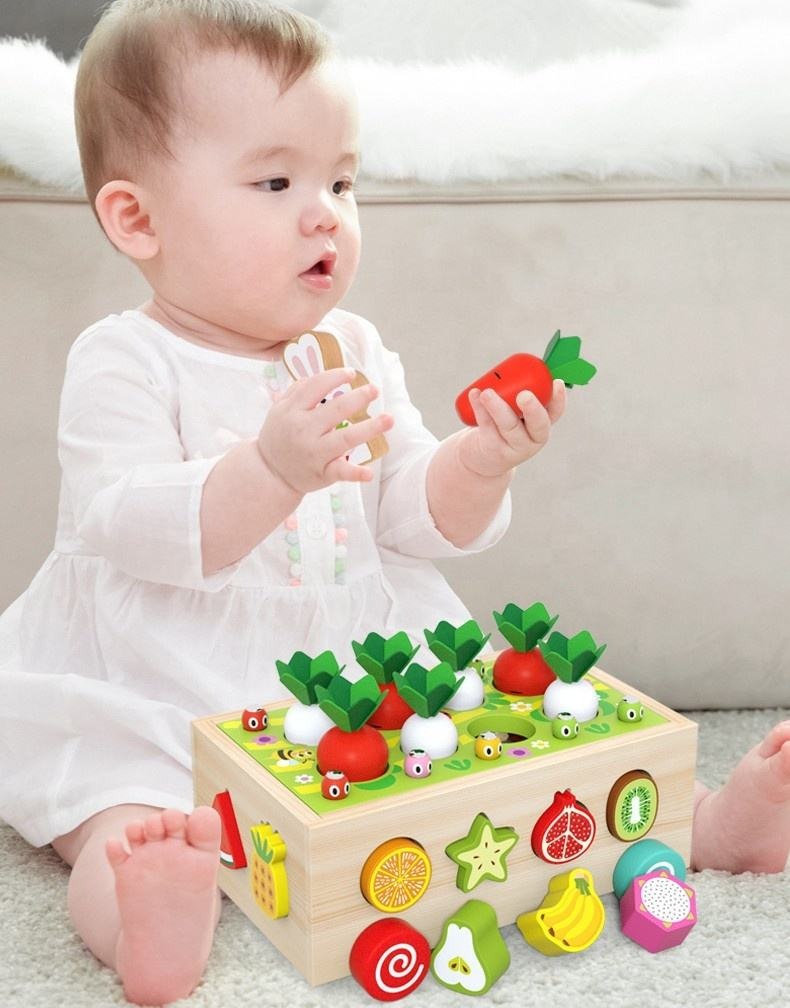 Carrot Harvest Cart - Shape Sorter
