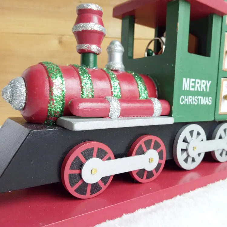 Wooden Advent Calendar - Festive Freight Countdown Train