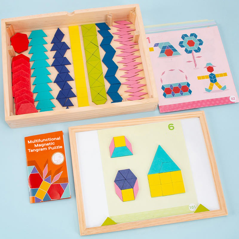 3D Magnetic Tangram Puzzle Set – Build, Solve, and Enjoy Hours of Fun