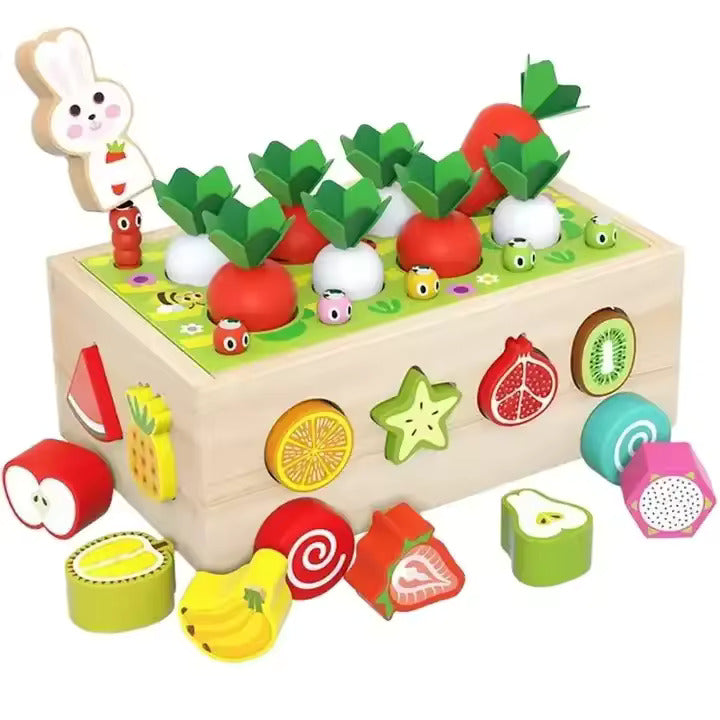 Carrot Harvest Cart - Shape Sorter