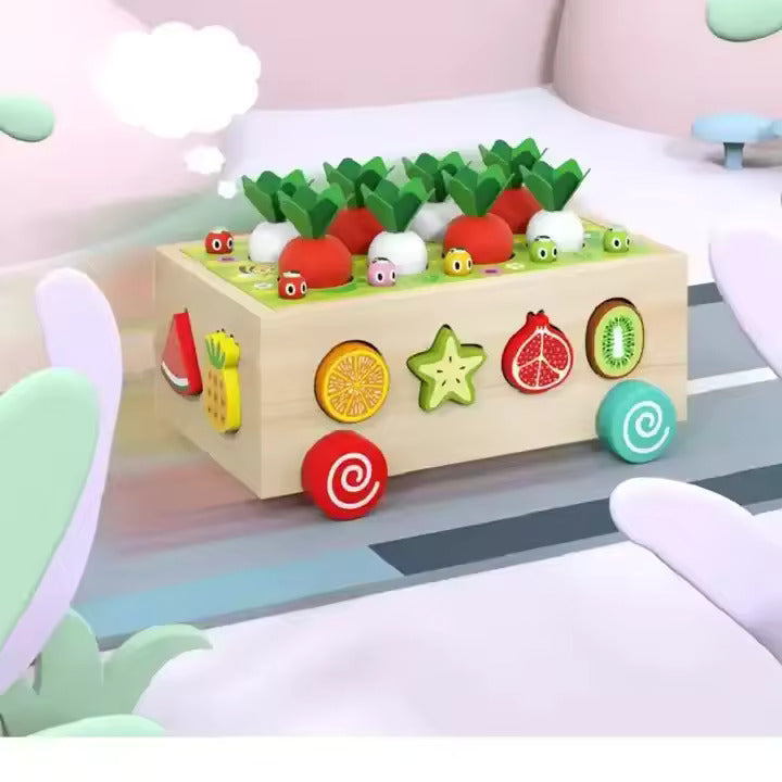 Carrot Harvest Cart - Shape Sorter