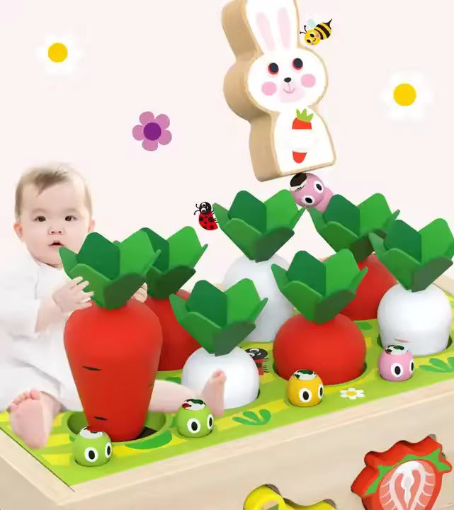 Carrot Harvest Cart - Shape Sorter