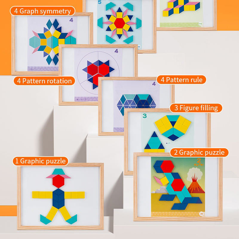 3D Magnetic Tangram Puzzle Set – Build, Solve, and Enjoy Hours of Fun