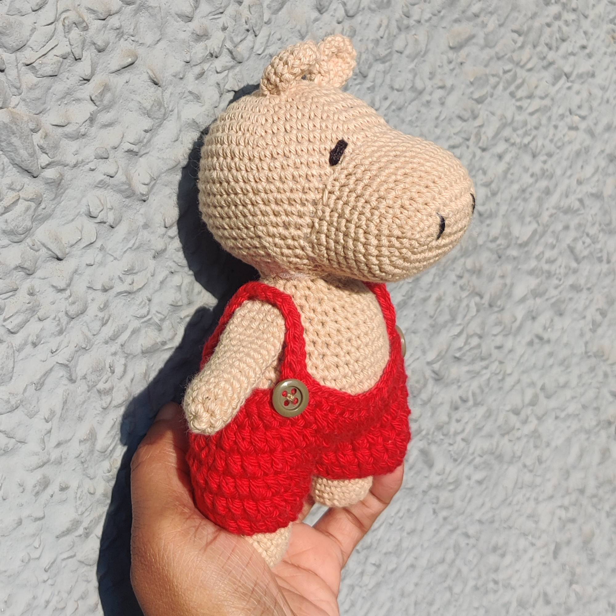 Hippo Crochet Toy
