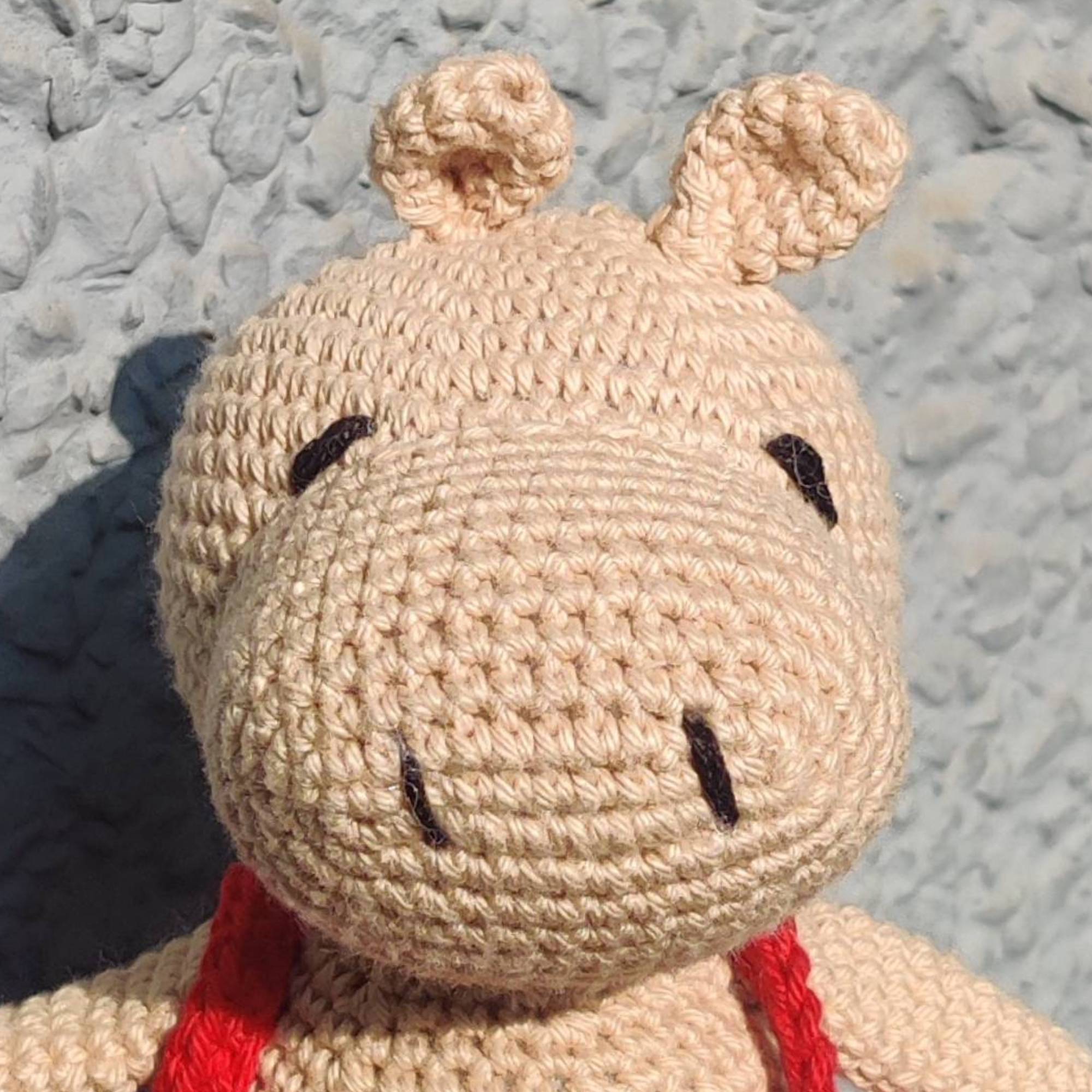 Hippo Crochet Toy