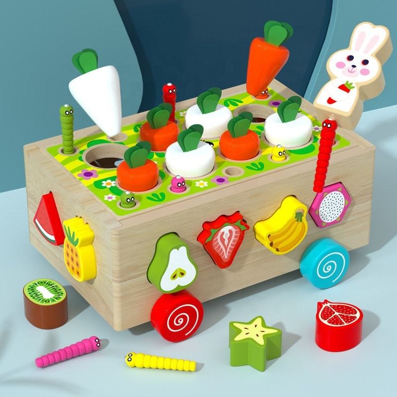 Carrot Harvest Cart - Shape Sorter