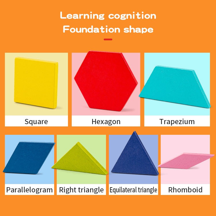 3D Magnetic Tangram Puzzle Set – Build, Solve, and Enjoy Hours of Fun