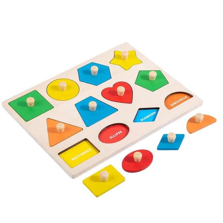 Twelve Shape Knob Puzzle