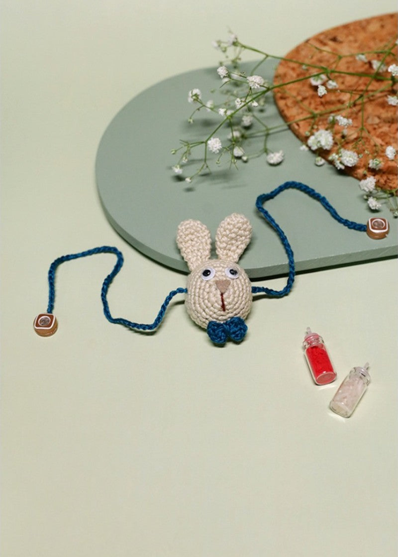 Hunny Bunny handmade crochet rakhi by Haute By Hand – Raksha Bandhan gift India