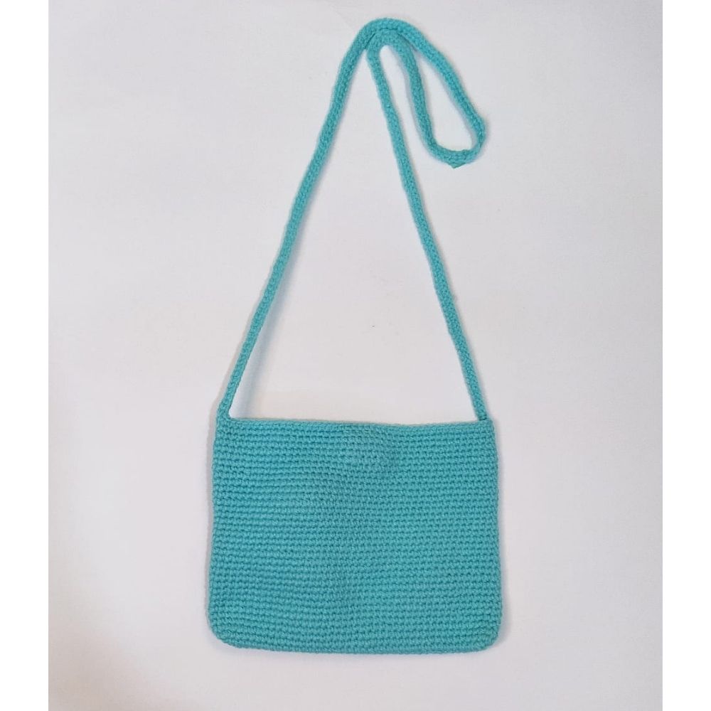 Blue Bunny Purse Set - Handcrafted Crochet Happy Threads