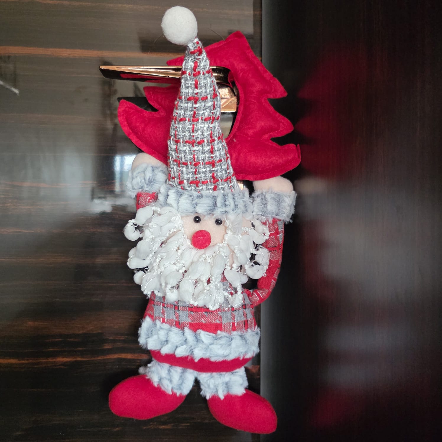 Twinkle Tree Santa Door Hanging
