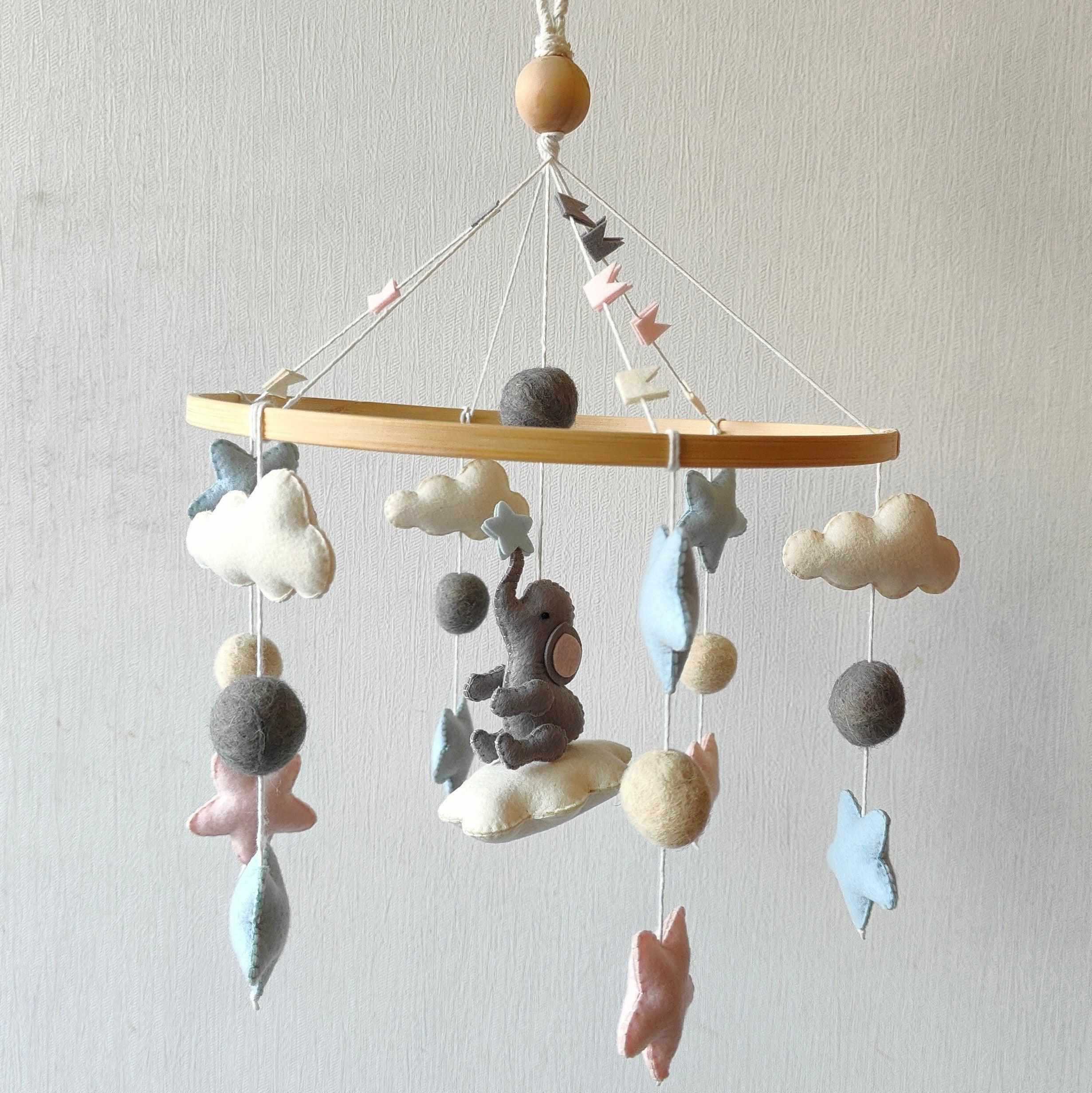 Ellie On A Moon - Cot / Crib Mobile