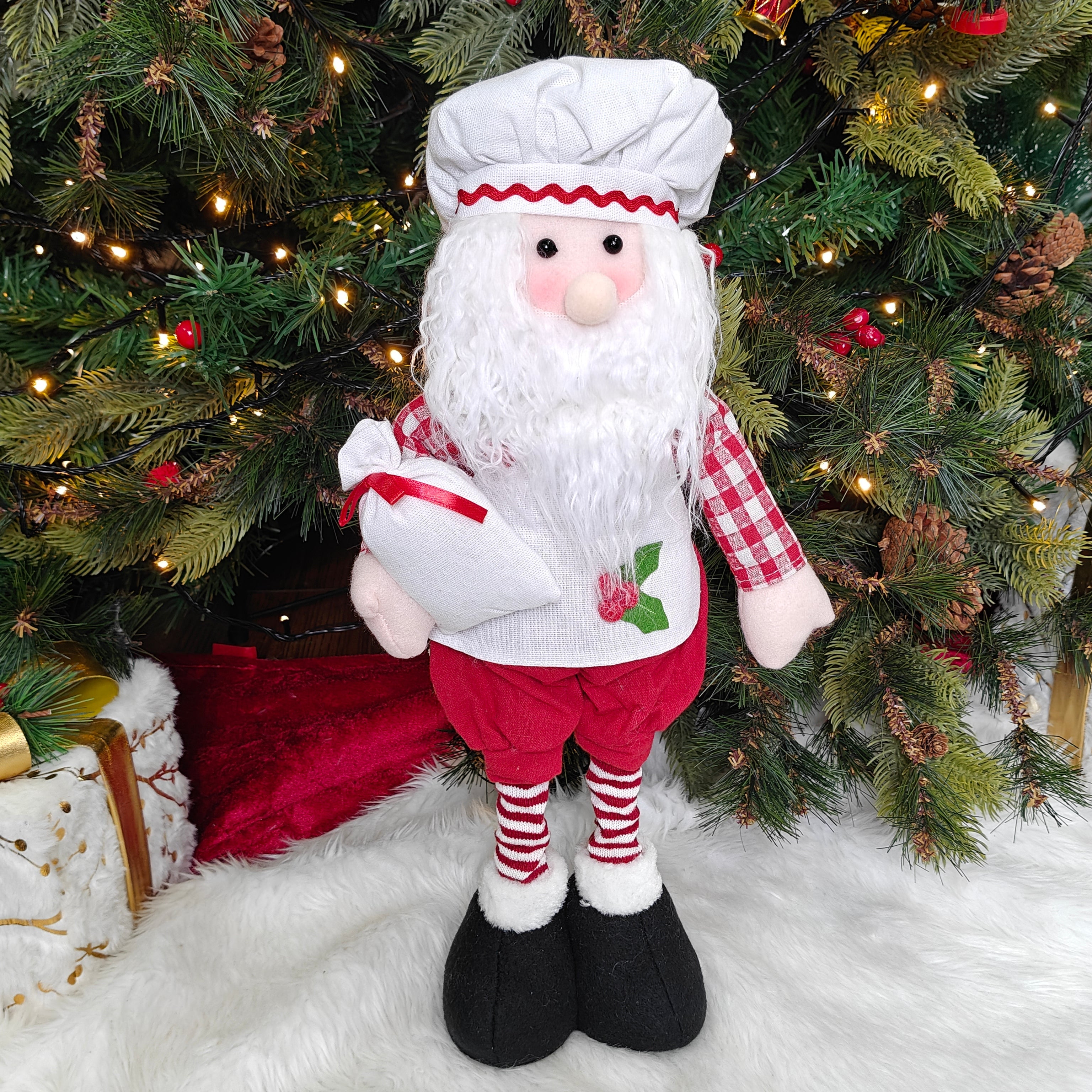 Santa & Mrs Claus The Baker Duo – Extendable Legs