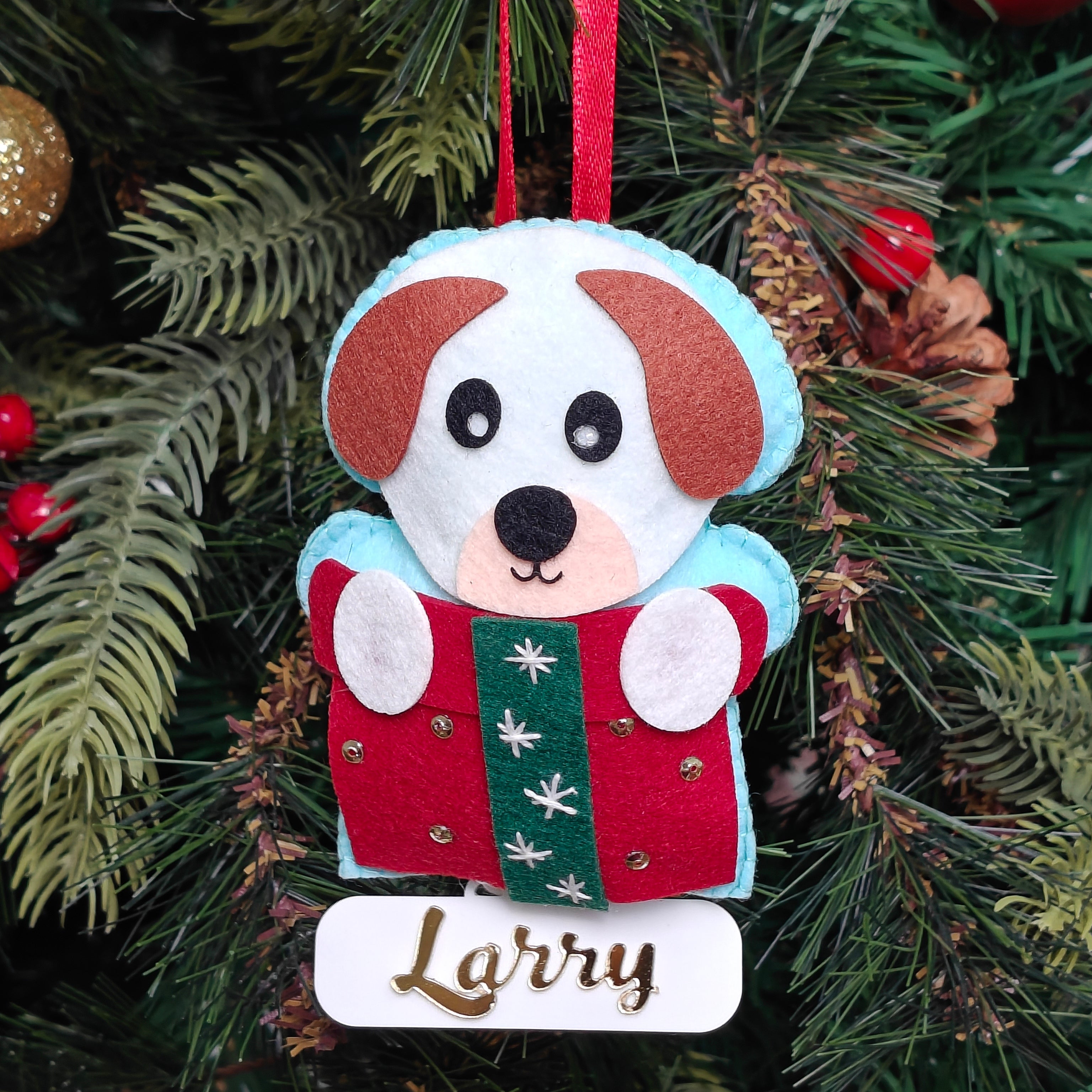 Festive Paw Buddy Ornament