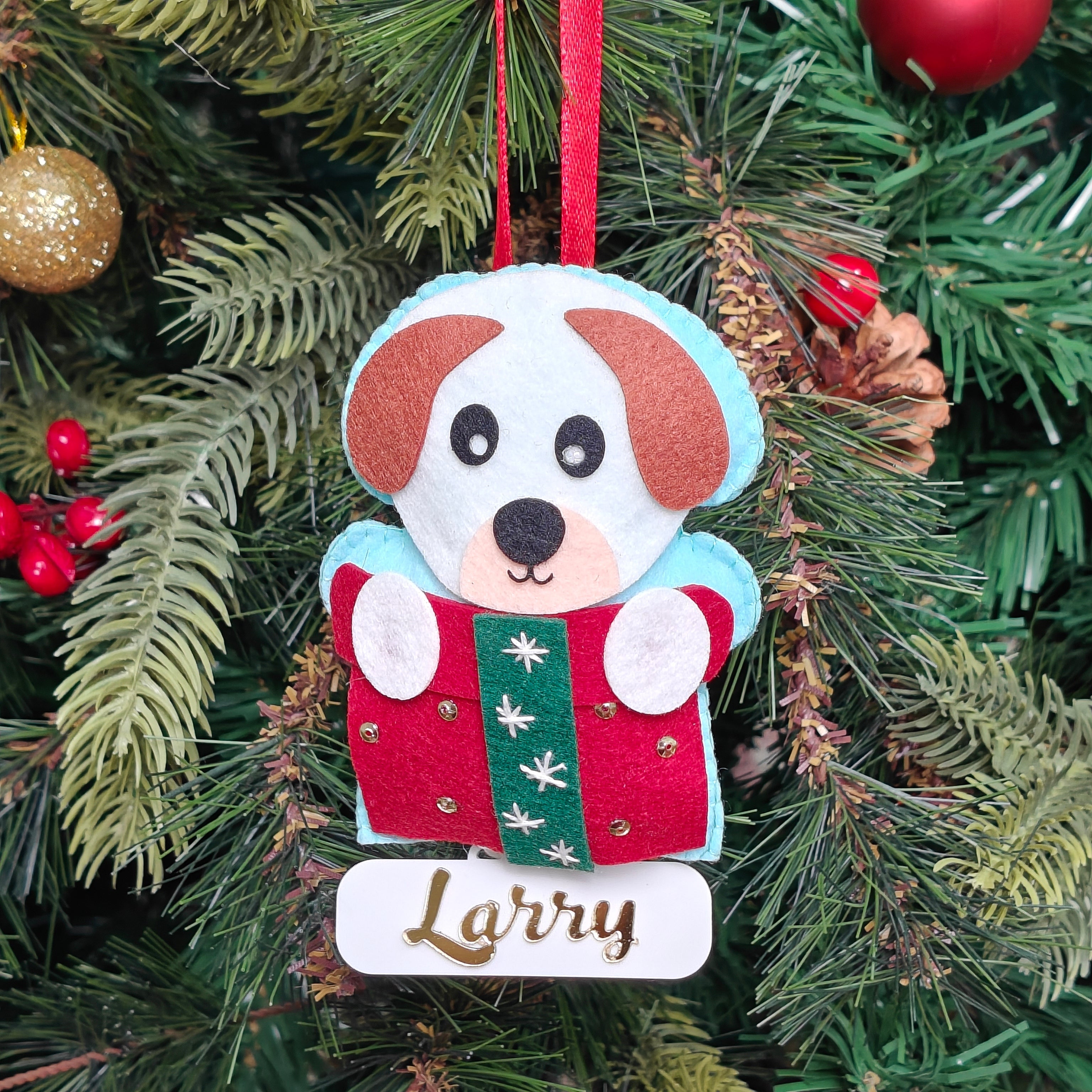 Festive Paw Buddy Ornament