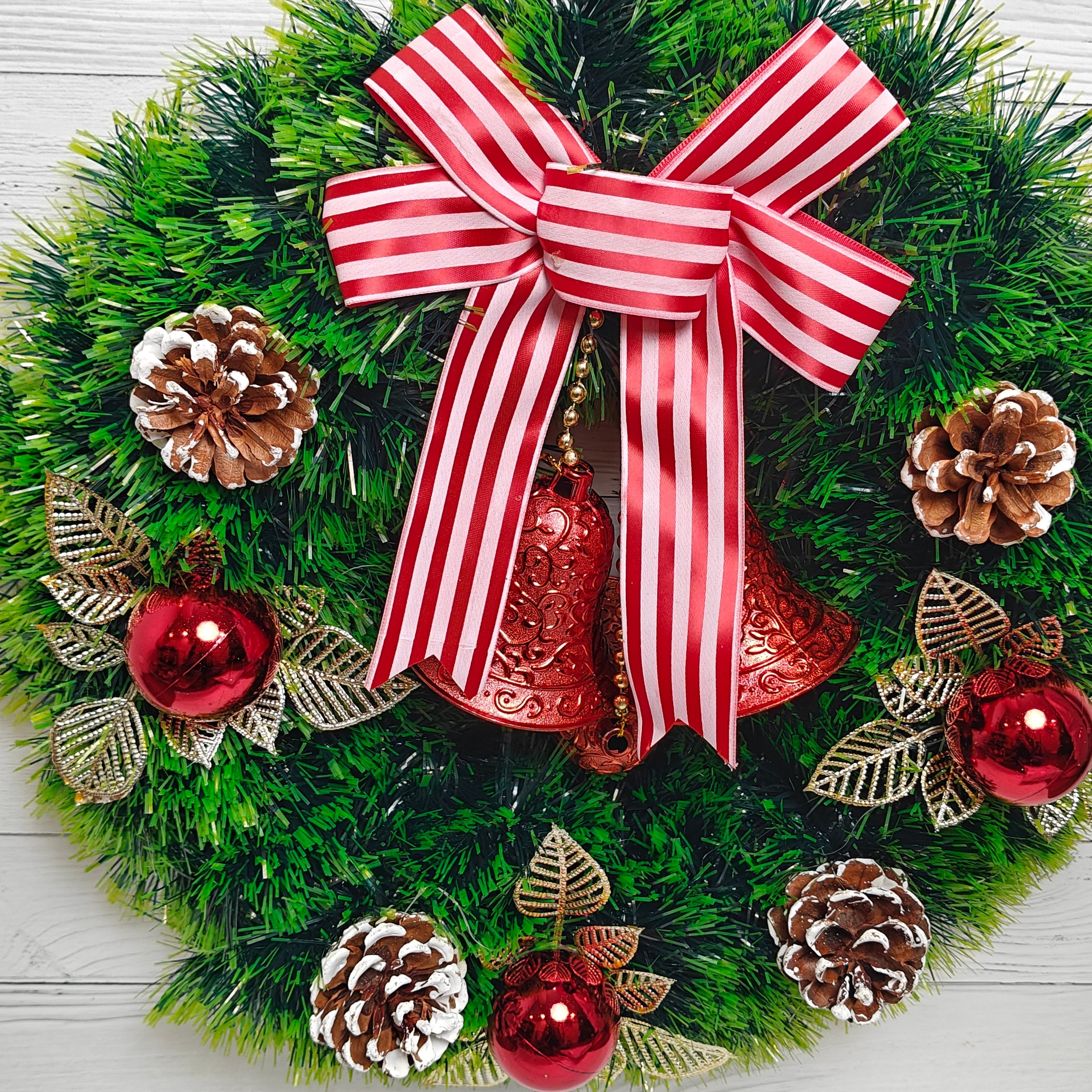 Candy Bell Wreath