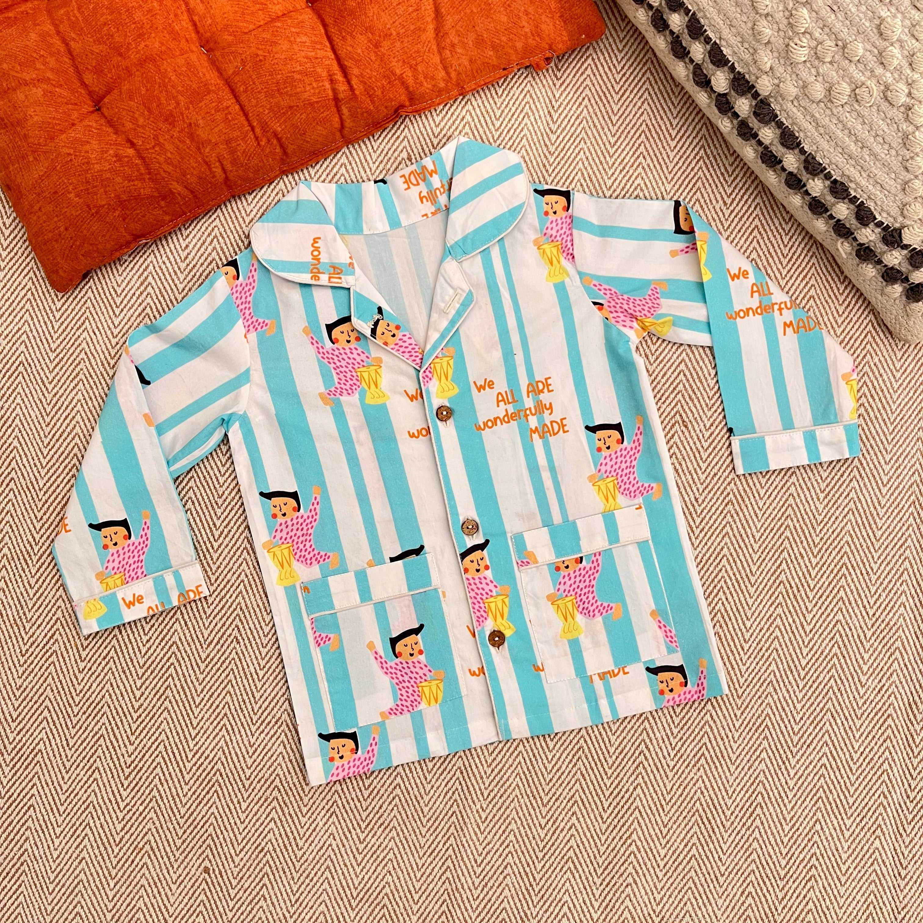 Organic Cotton We Are All Wonderfully Made Night Suit