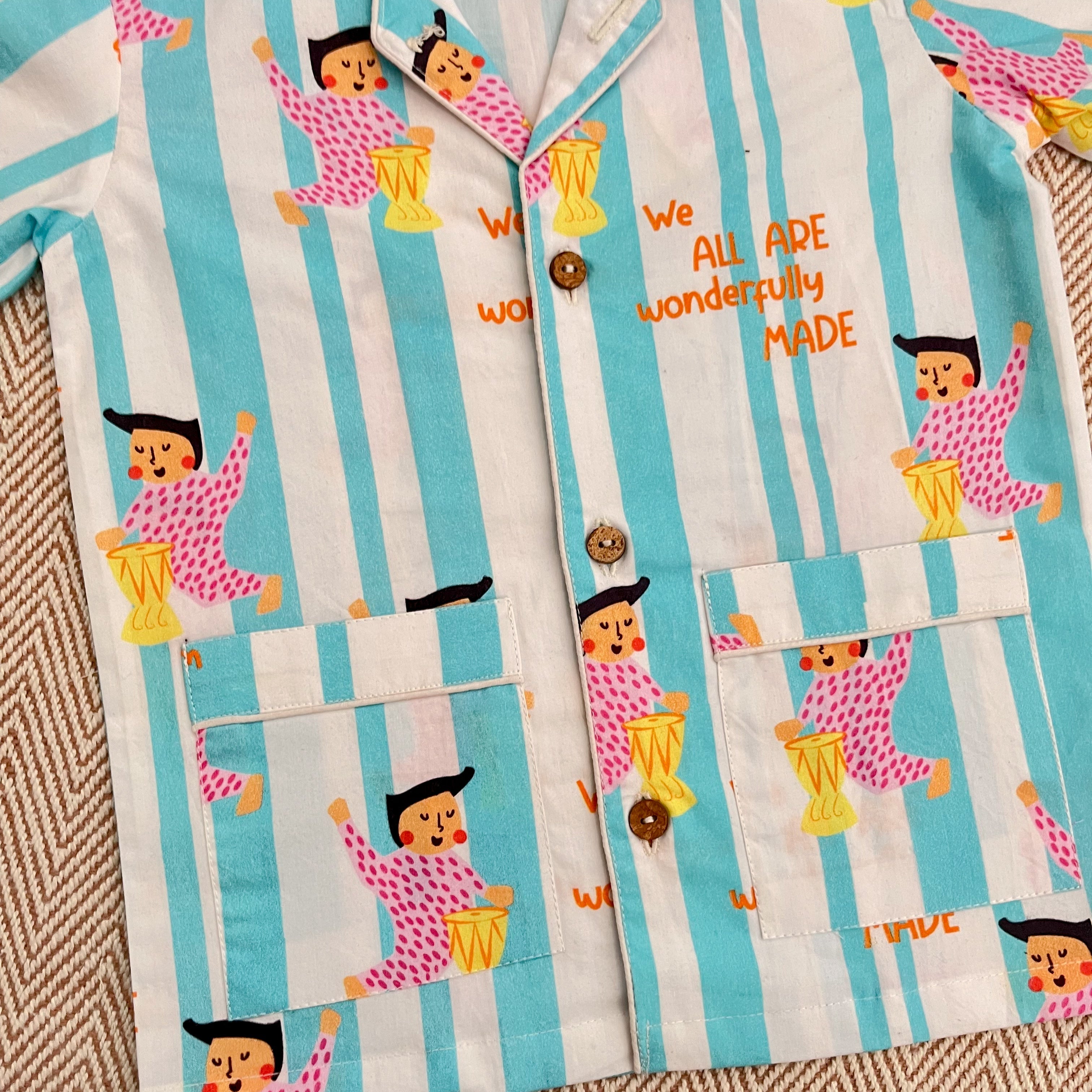 Organic Cotton We Are All Wonderfully Made Night Suit