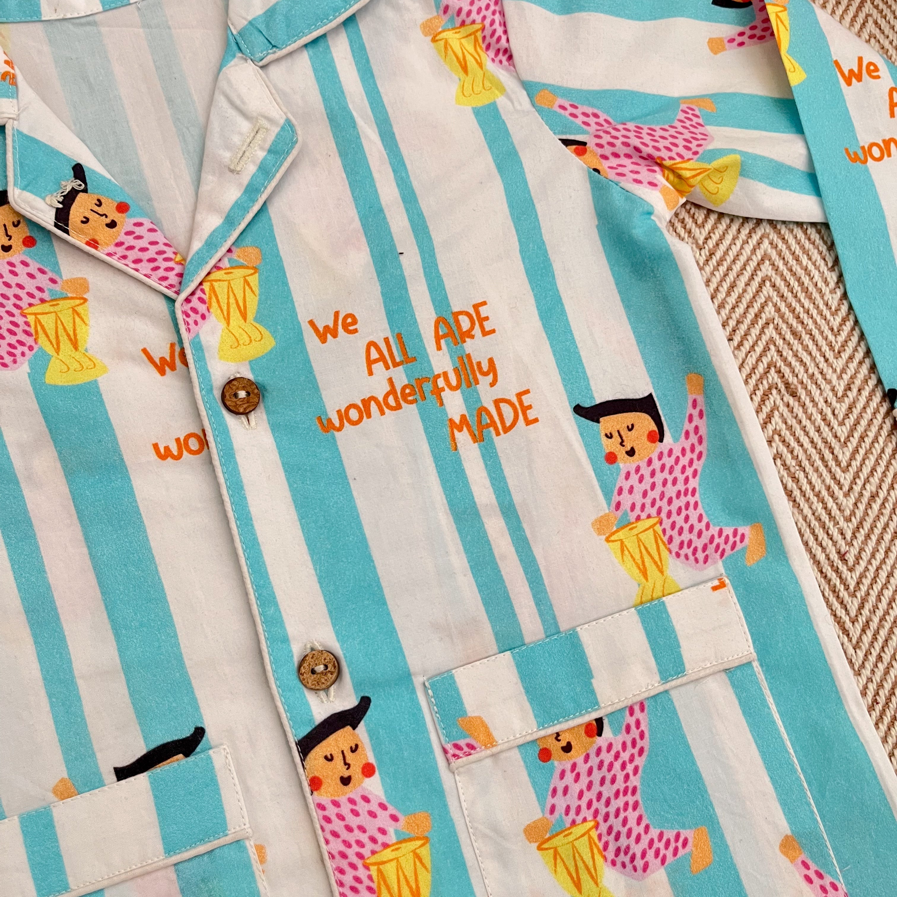 Organic Cotton We Are All Wonderfully Made Night Suit