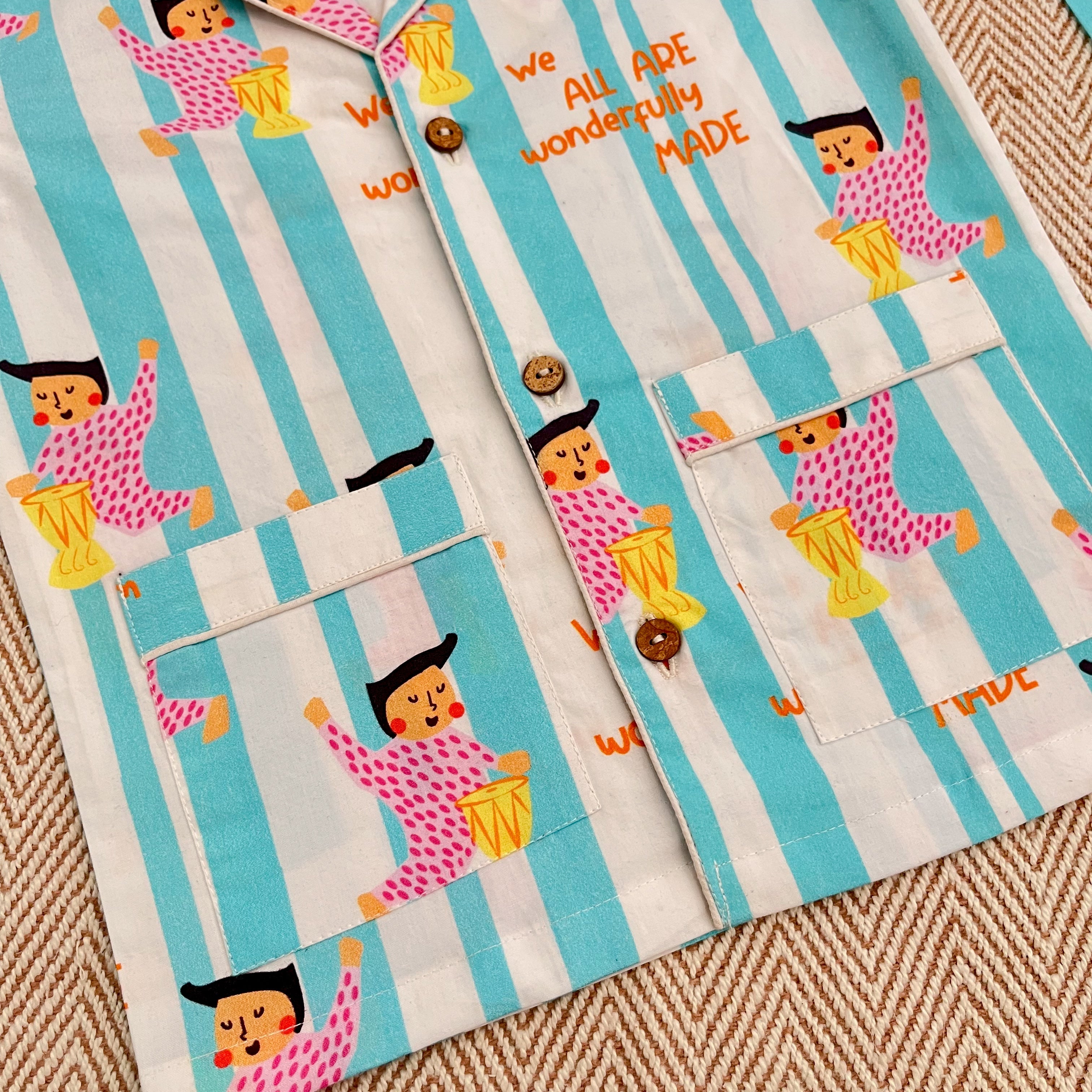 Organic Cotton We Are All Wonderfully Made Night Suit