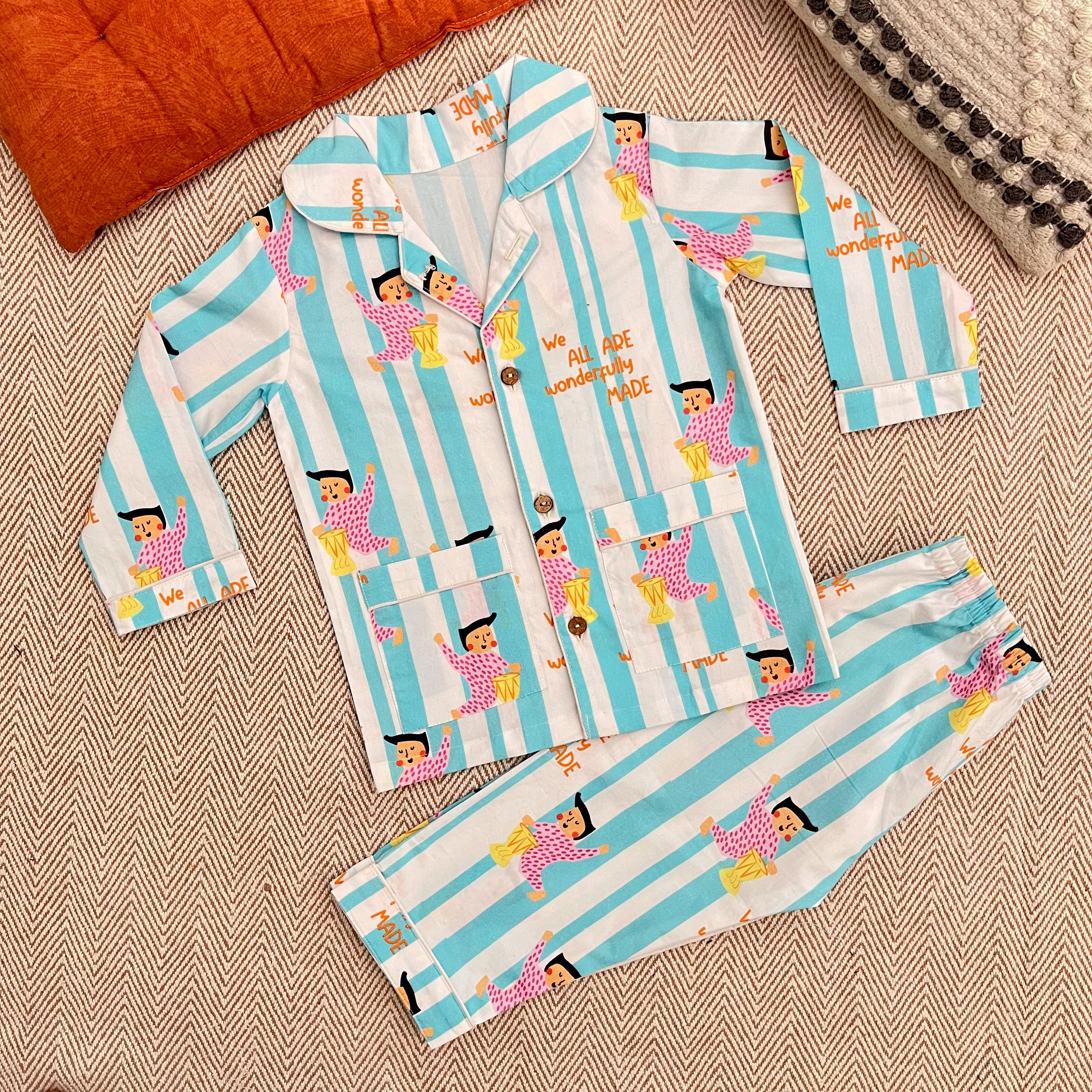 Organic Cotton We Are All Wonderfully Made Night Suit
