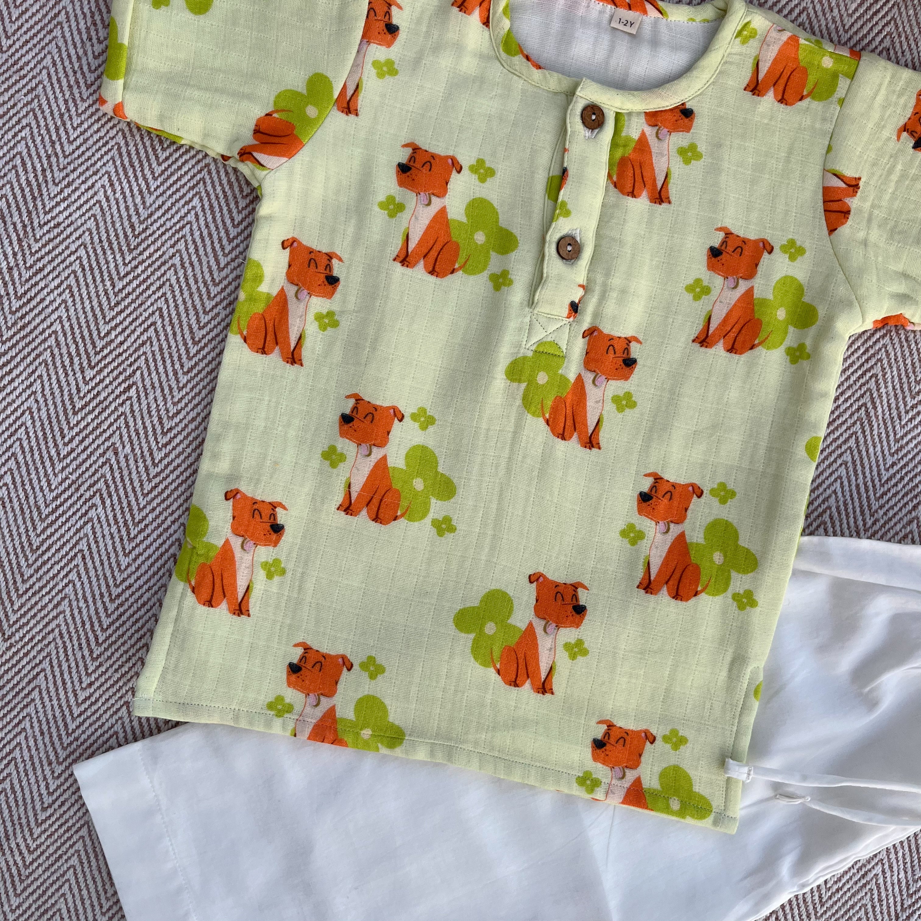 Dogs Print Unisex Co-ord set