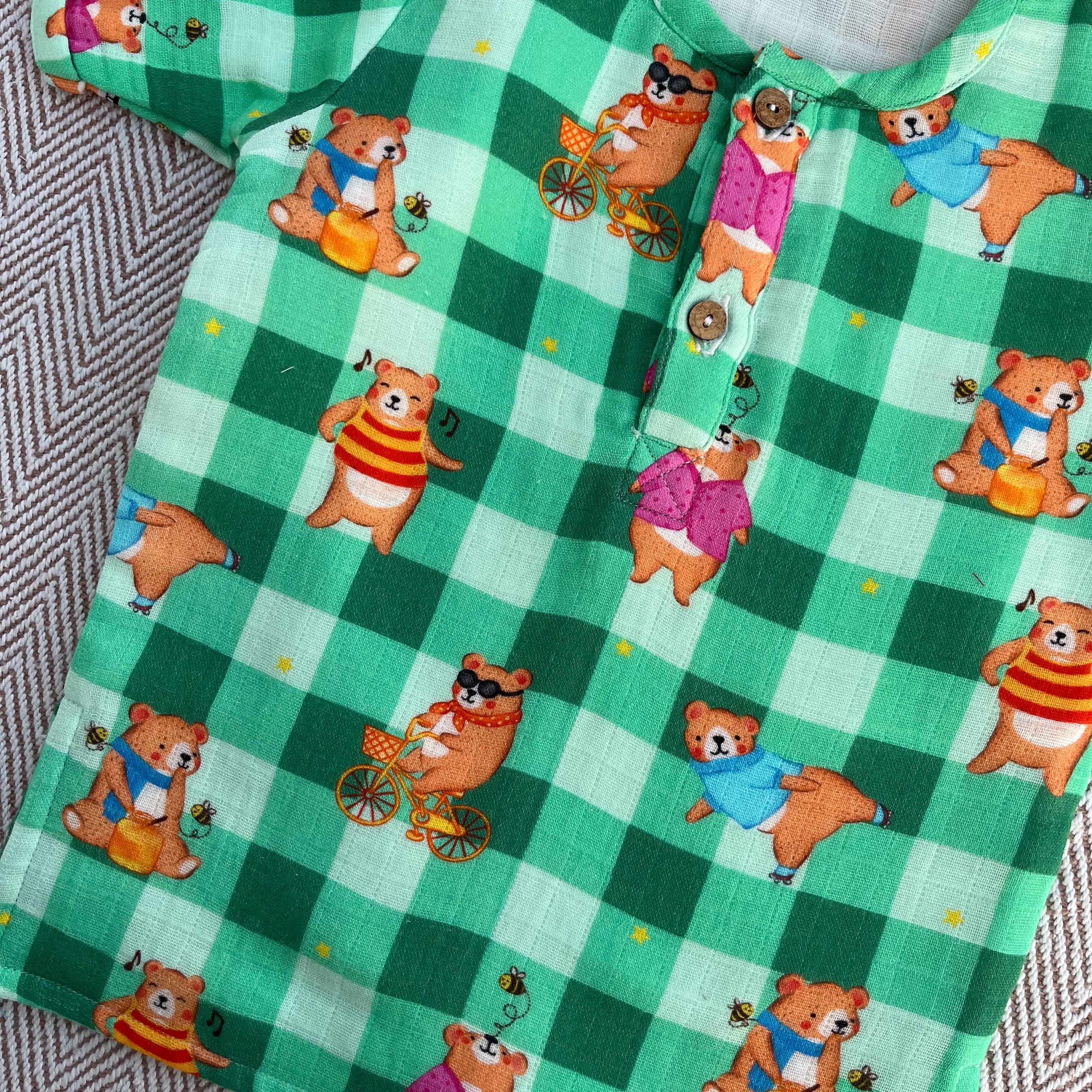 Bear Print Unisex Co-ord set