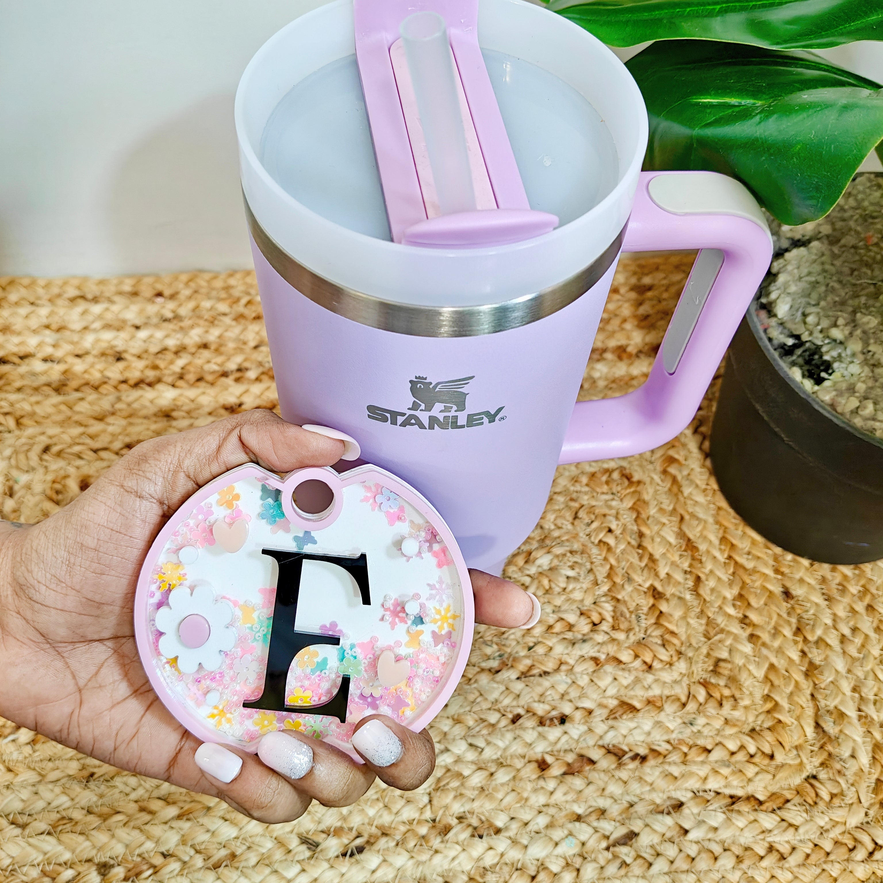 Personalised Stanley Shaker - Initial Bloom