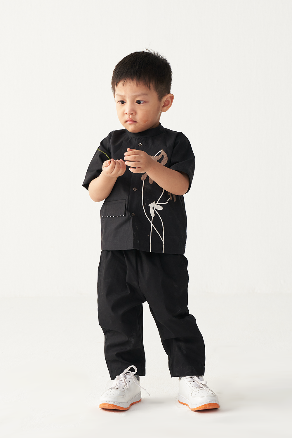 POPPY APPLIQUE SHIRT
